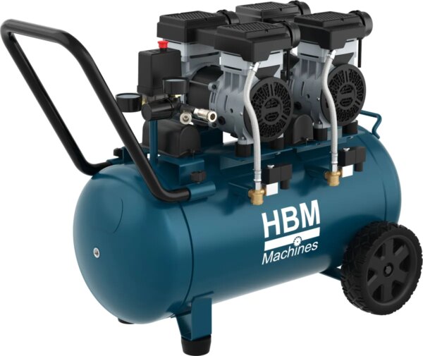 HBM Low Noise compressor 50 liter - Afbeelding 3