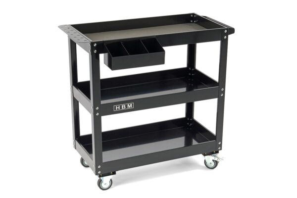 HBM deluxe gereedschapstrolley 3-laags, 76 cm - Afbeelding 3