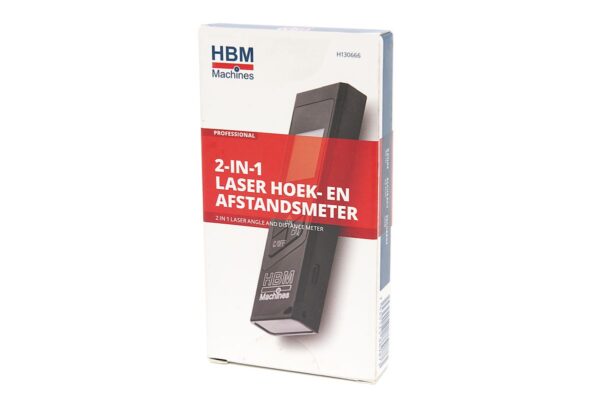 HBM 2 in 1 Professionele 40 Meter Laser Afstandsmeter met Hoekmeet Functie - Afbeelding 5