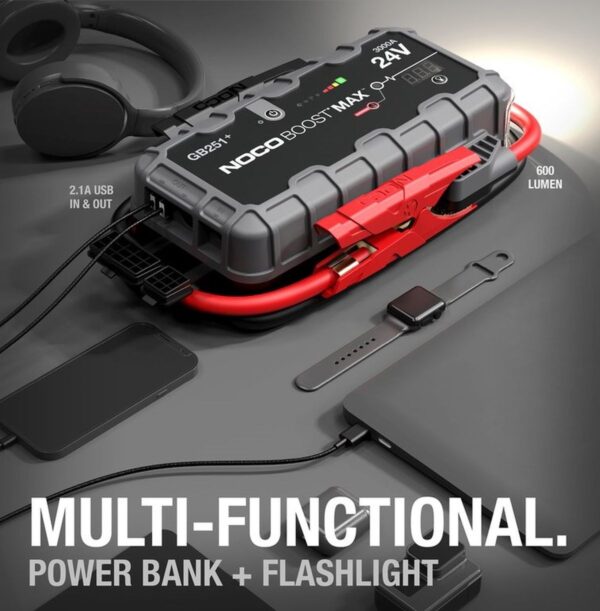 Noco lithium jump starter Boost Max GB251+ 3000A - Afbeelding 4