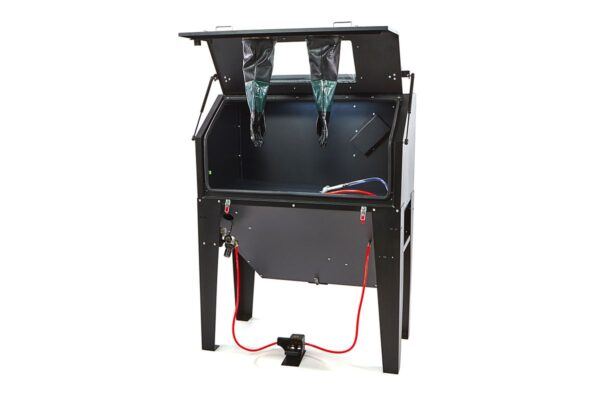 HBM straalcabine met afzuiging SBC 420/500 zwart - Image 2