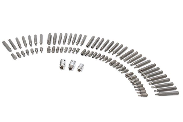 HBM inbus, torx, spline en ribe doppenset 75-delig - Bild 5
