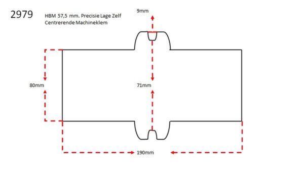 HBM 70 mm Precisie Lage Zelf Centrerende Machineklem - Bild 5