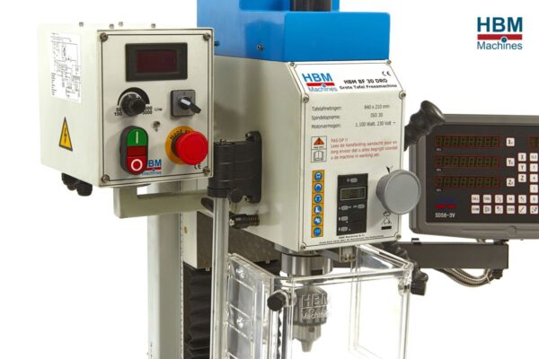 HBM BF 30 Freesmachine Grote Tafel met 3 assig uitleessysteem - Afbeelding 5