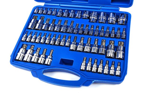 HBM 60 Delige Slagvaste Intern en Externe Torx Doppenset - Bild 2