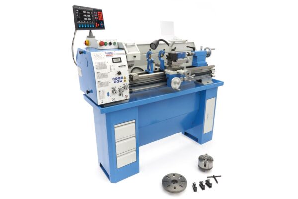 HBM 320 x 900 DRO Professionele Variabele Metaaldraaibank Compleet met LCD Display - Afbeelding 6