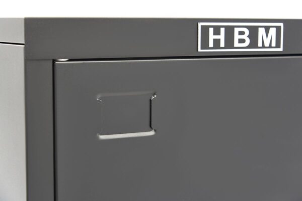HBM lockerkast zwart - Afbeelding 7