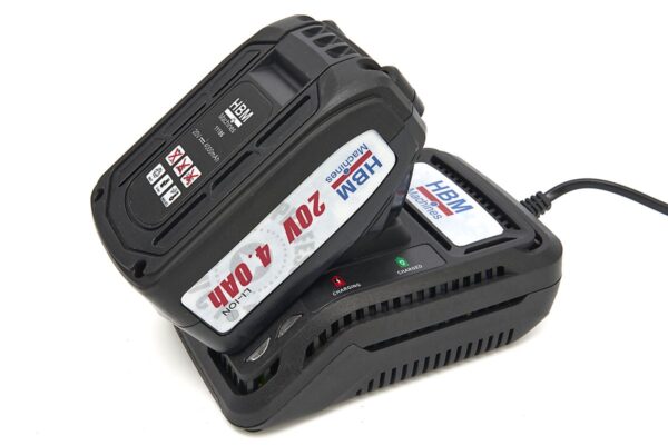 HBM Professionele 20 Volt 4,0AH Lion Vlakschuurmachine Inclusief 2 Lion Accu's en 15 Schuurvellen - Afbeelding 14