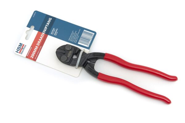 HBM 200 mm. Professionele 62HRC Geharde Boutenschaar, Draadkniptang - Afbeelding 7