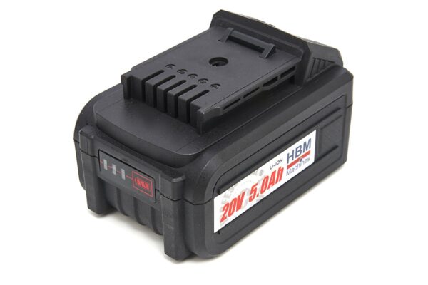 HBM Professionele 20 Volt 5,0 AH Li-ion Bovenfreesmachine en 2 Li-ion Accu's - Afbeelding 16
