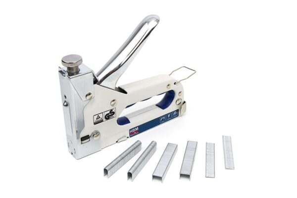 HBM 3 in 1 Stalen Handtacker, Nietmachine Voor Nietjes, Krammen en Spijkers