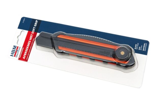 HBM Professioneel Universeel Aluminium Afbreekmes Met Soft Grip 25 mm - Afbeelding 7
