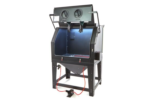 HBM SBC 990 Straalcabine met Afzuiging, matzwart - Image 3