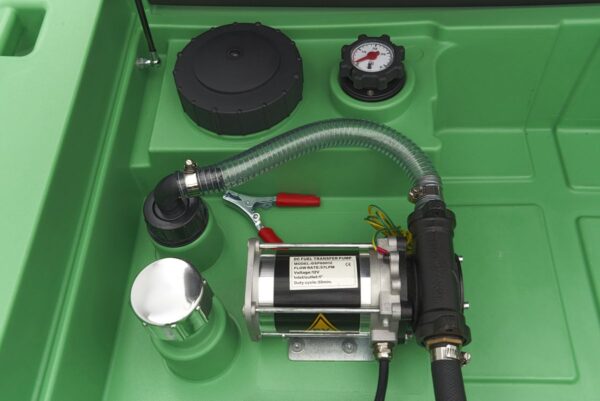 HBM 12 Volt 330 Liter benzinepomp met tank en deksel - Afbeelding 10