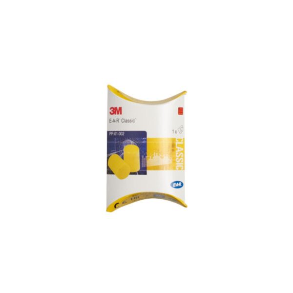 3M E-A-R Classic Oordoppen, 28 dB, zonder koord, kussenverpakking, 250 paar/doos, PP-01-002 - Afbeelding 2