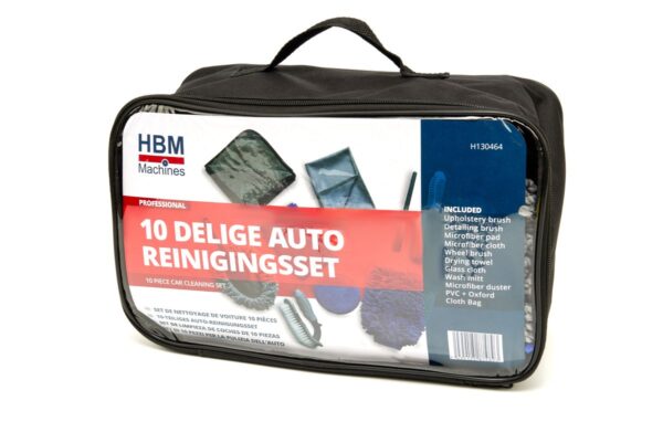 HBM 10 Delige Auto Reinigingsset – Autopoets Set voor Interieur en Exterieur - Afbeelding 6
