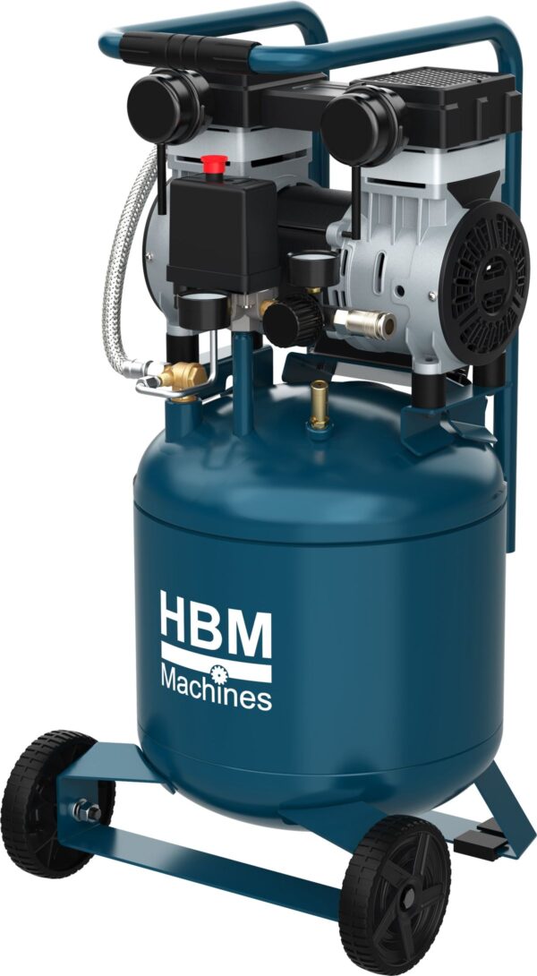 HBM verticale Low Noise compressor 24 liter