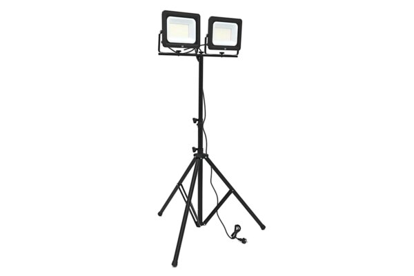 HBM dubbele LED bouwlamp 2 x 150W 2 x 15.500 lumen met statief 5000K - Afbeelding 3