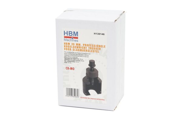 HBM 39 mm. Professionele Kogelgewricht Trekker Voor Slagmoersleutel - Afbeelding 4