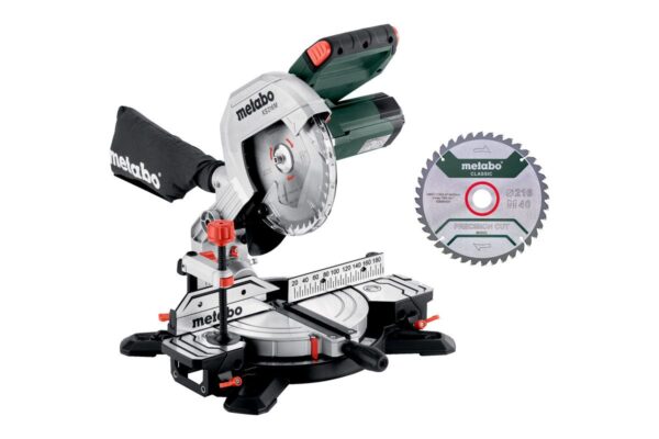 Metabo Afkortzaag KS 216 M Set+1 extra zaagblad.