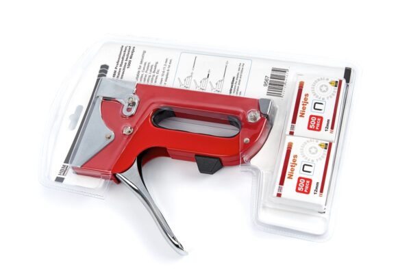 HBM Professionele Stalen Handtacker, Nietmachine Inclusief 1000 Nietjes - Afbeelding 6