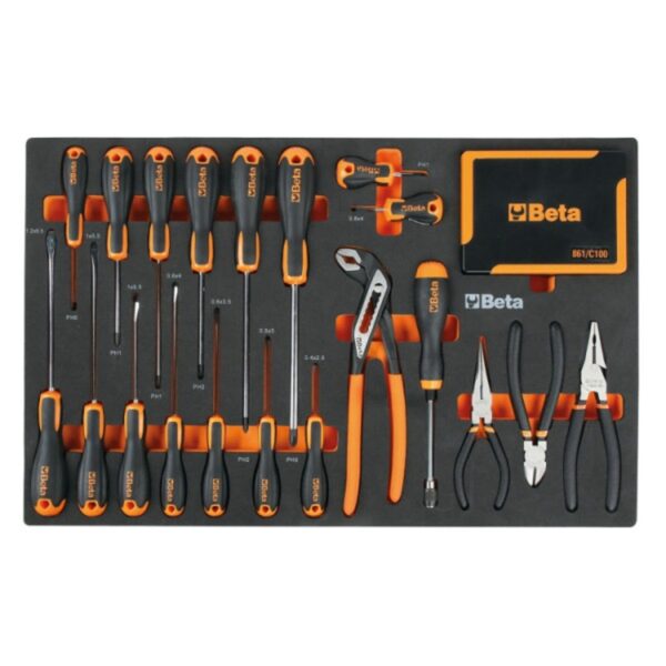 Beta gereedschapswagen 7 laden, 224-delig, 2400 RSC24/7-VIS - Afbeelding 5
