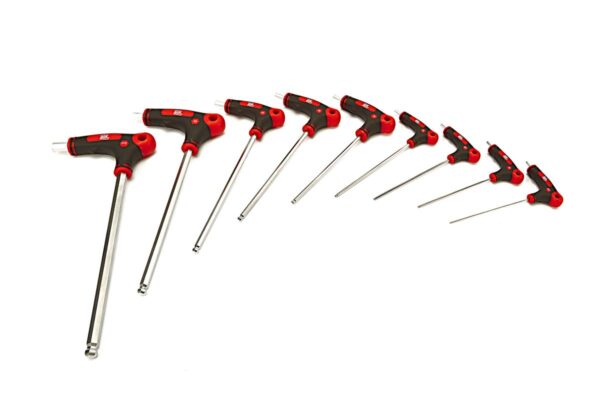 AOK 9 Delige Professionele T-Greep Inbusset Metrich
