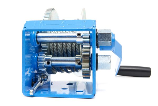 HBM 1130 Kg. Professionele Mechanische Lier met 7,6 Meter Staalkabel - Afbeelding 6