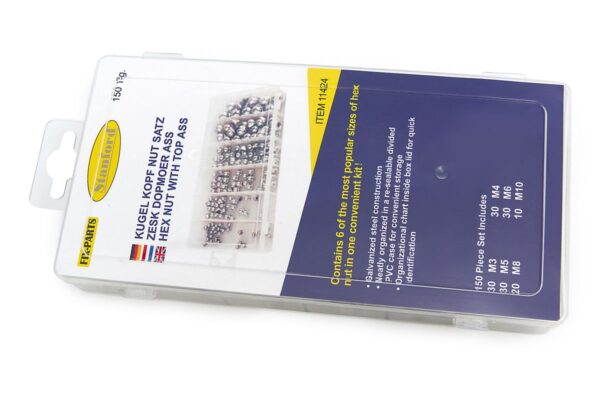 HBM 150 Delige Zeskant Dopmoeren Assortiment - Image 3