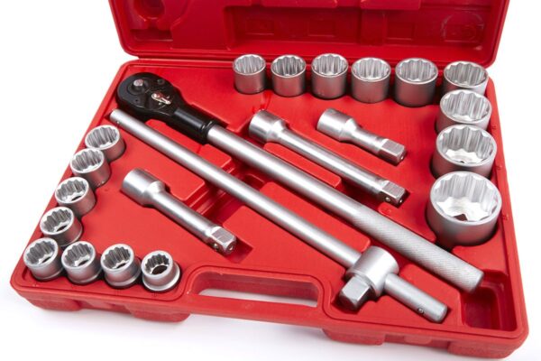 HBM 22 Delige 3/4 inch Doppenset - Bild 2