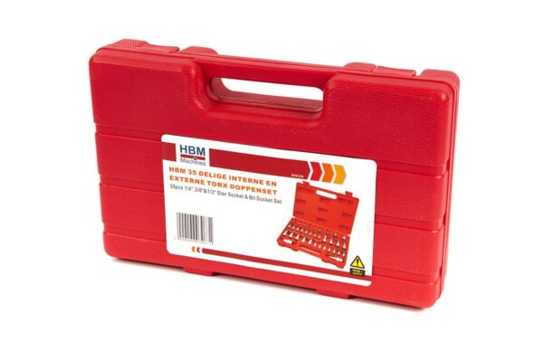 HBM 35 Delige Interne en Externe Torx Doppenset - Afbeelding 3
