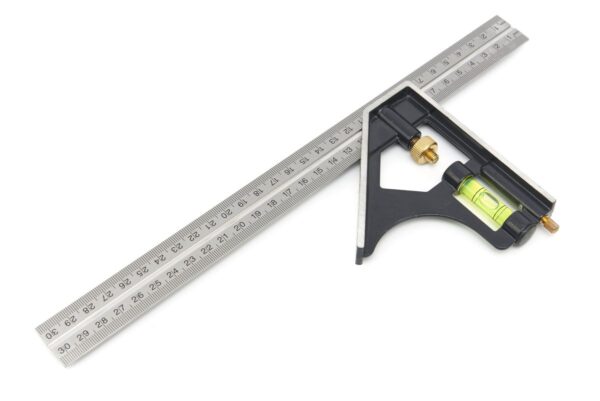 HBM 300 mm. Verstelbare Combinatie Winkelhaak Met Libel - Afbeelding 6