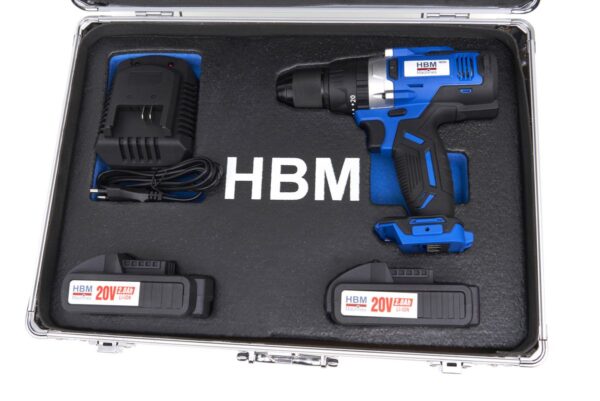HBM 20V 2.0AH Accuboormachine met 100 Delige Accessoiresset - Afbeelding 17