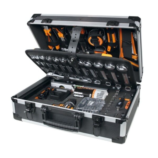 Beta gevulde gereedschapskoffer 146-delig met 12V schroefmachine - BW 2056E 12V/19P - Afbeelding 2