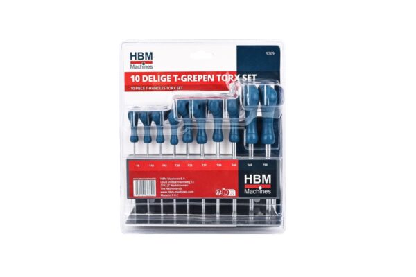 HBM 10 Delige Torx T-Grepen Sleutel Set - Afbeelding 4