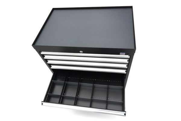 HBM 8 Laden Profi Gereedschapskast 88 x 58 x 100 cm zwart - Afbeelding 14