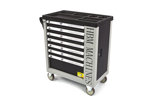 HBM premium gevulde gereedschapswagen met deur - 245-delig - Afbeelding 31