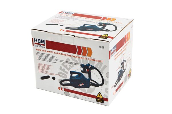 HBM 500 Watt Elektrische Verfspuit Compleet - Afbeelding 9