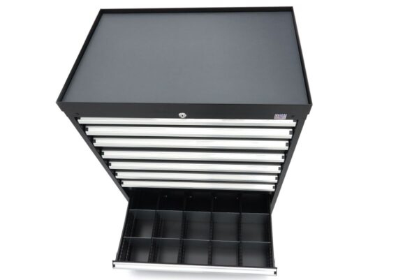 HBM 8 Laden Profi Gereedschapskast 88 x 58 x 100 cm zwart - Afbeelding 11