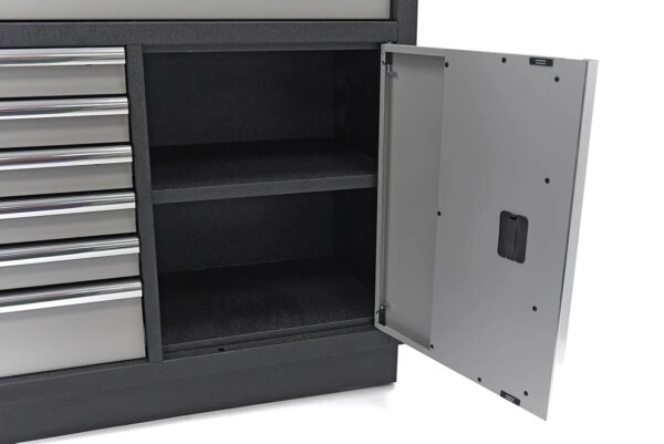 HBM 7 Laden 132 Cm. Professionele Gereedschapskast, Werkbank Met Deur voor Werkplaatsinrichting - Image 16