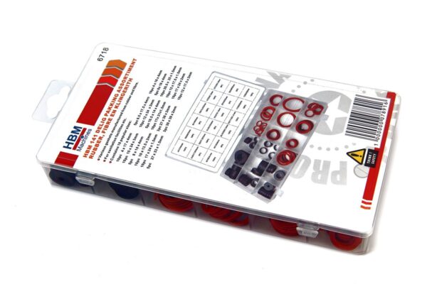 HBM 141 Delig Pakking Assortiment Rubber, Fibre - Afbeelding 3