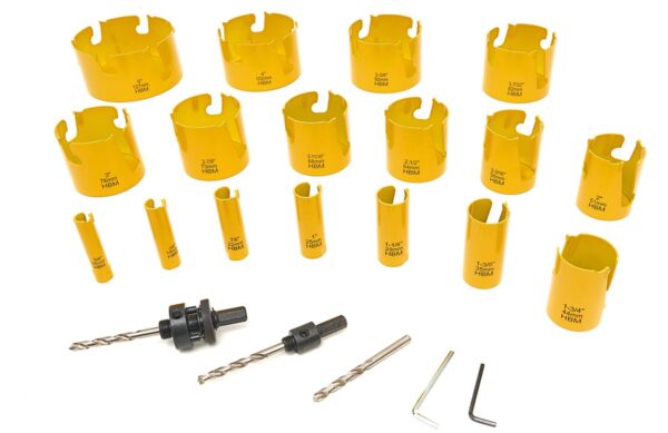 HBM Professionele 17 Delige Multi Materiaal TCT Diamanten Gatzagenset - Image 2