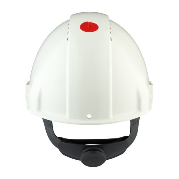 3M Veiligheidshelm, Uvicator, ratelverstelling, ventilatie, plastic zweetband, wit, G3000NUV-VI - Image 3