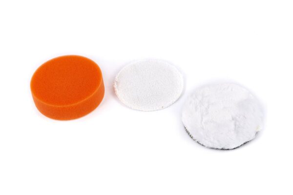 HBM 100 mm Polijstset voor de Polijst / Schuurmachine op Accu 3 Delig