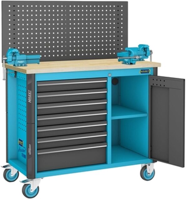 Hazet gevulde gereedschapswagen 115 cm, 230-delig, zwart blauw - Afbeelding 2