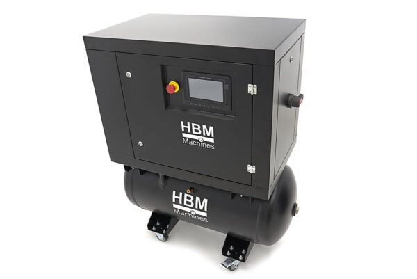 HBM schroefcompressor 5 pk gecombineerd met 160 liter luchttank - Afbeelding 8