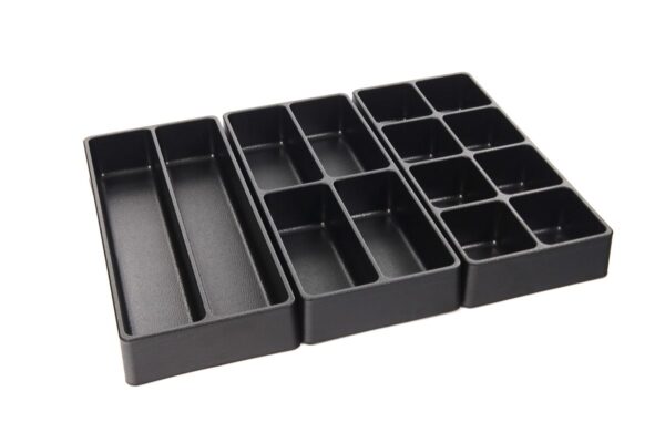 HBM inlay set 3-delig voor gereedschapswagen, 4 cm hoog