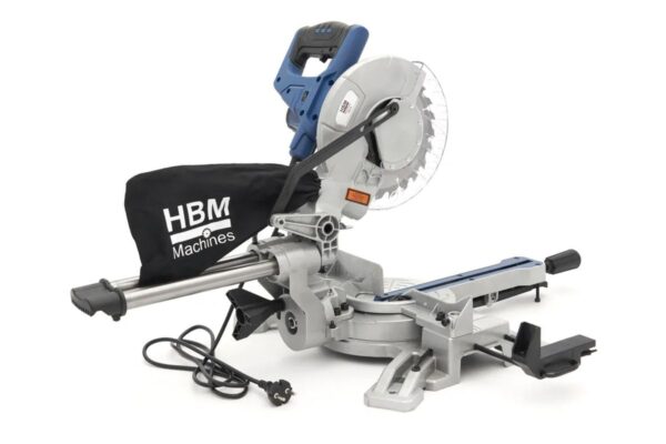 HBM 215 x 70 mm Radiaalzaag, Afkortzaag, Trekzaag met Laser - Afbeelding 4