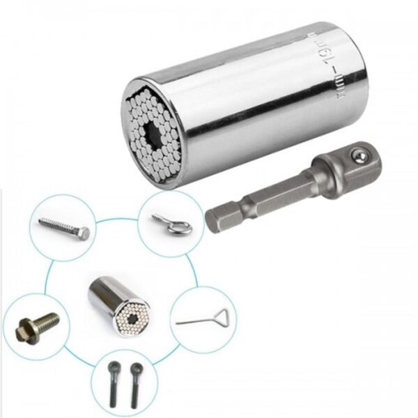 HBM Universele Dopsleutel - Doppenset - 7 mm t/m 19 mm - Gator Grip - Afbeelding 5