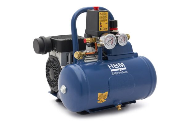 HBM 6 Liter Low Noise olie vrije Compressor - Afbeelding 2
